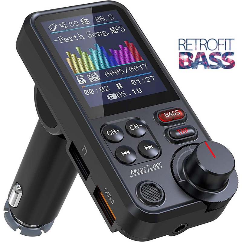 Audio Music Free Mp3 - Transmisor FM inalámbrico para coche, adaptador