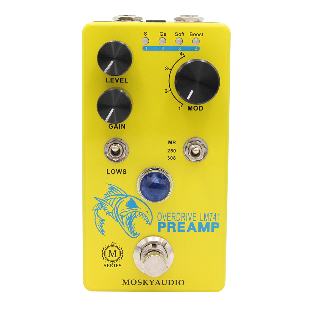 Looper Pedal Guitar - MOSKY LM741 Preamplificador Pedal de guitarra