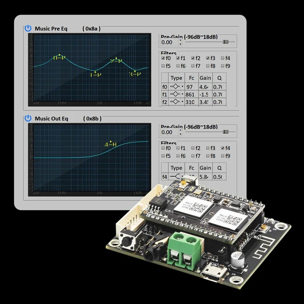 Audio Music Converter - HDL Up2Stream Pro V3 Placa Receptora