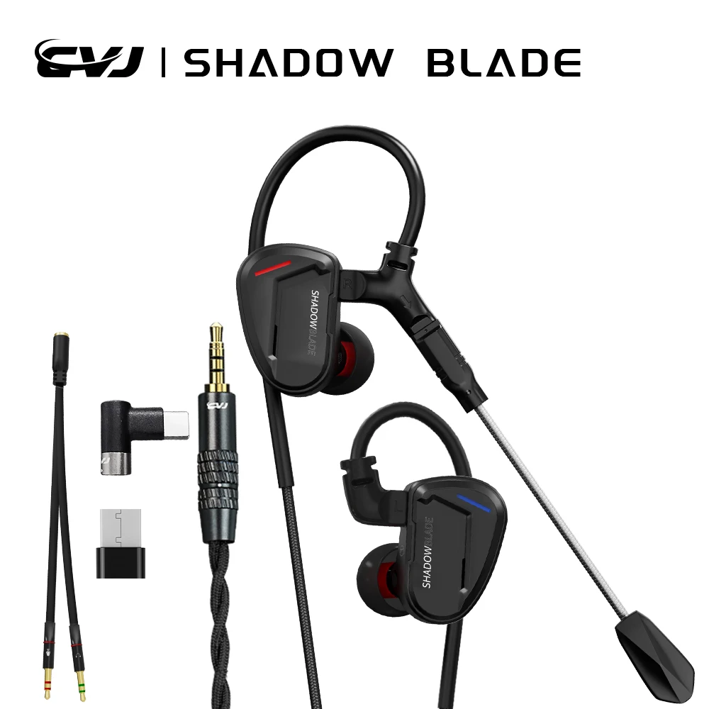 Audio Music Game - Auriculares Intrauditivos CVJ Shadow Blade con