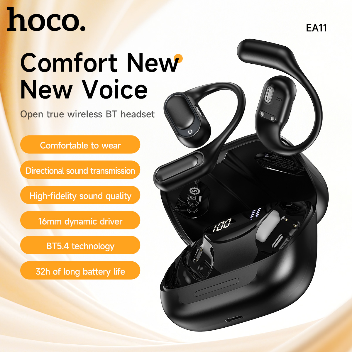 Audio Music Game - Auriculares HOCO inalámbricos Bluetooth 5,4 de