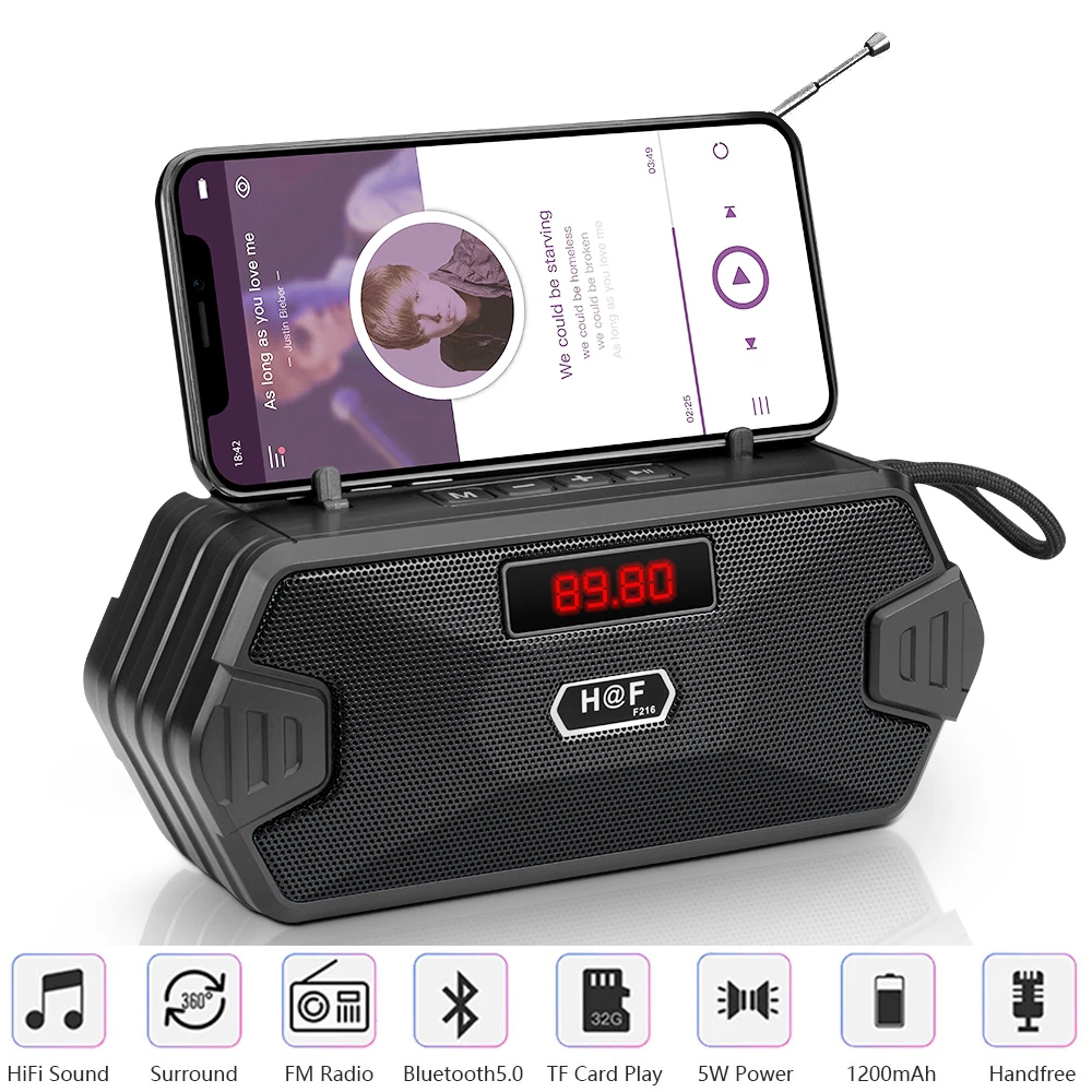 Audio Music System For Home - Bass Hifi portátil para exteriores Aux