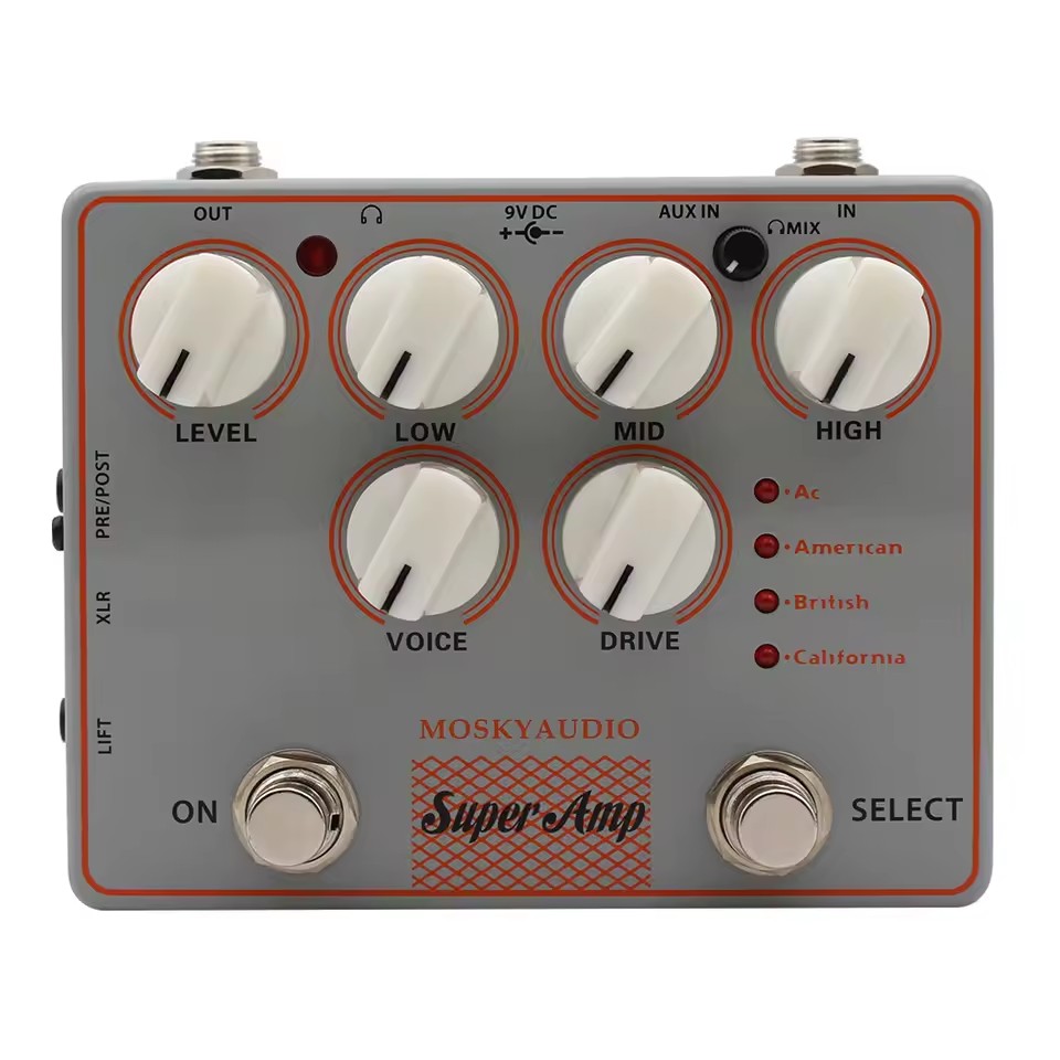 Looper Pedal Guitar - Mosky-caja amplificadora de 4 amperios en