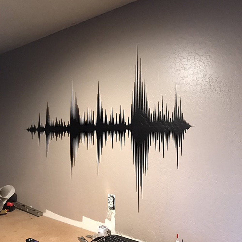 Calcomanía de pared de onda de - Audio Music Remover reseña y precio