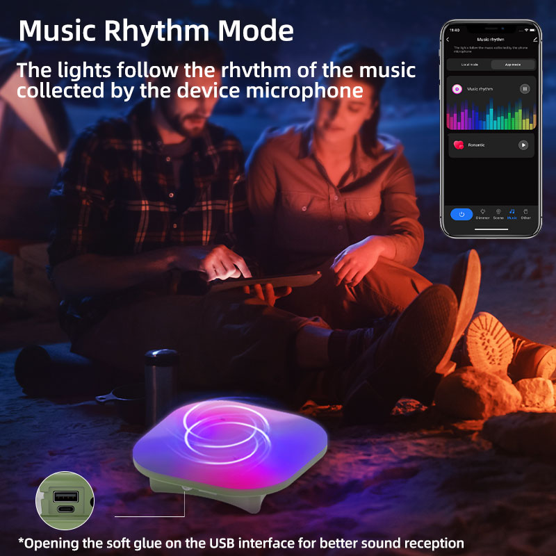 Linterna inteligente recargabl - Audio Music By reseña y precio