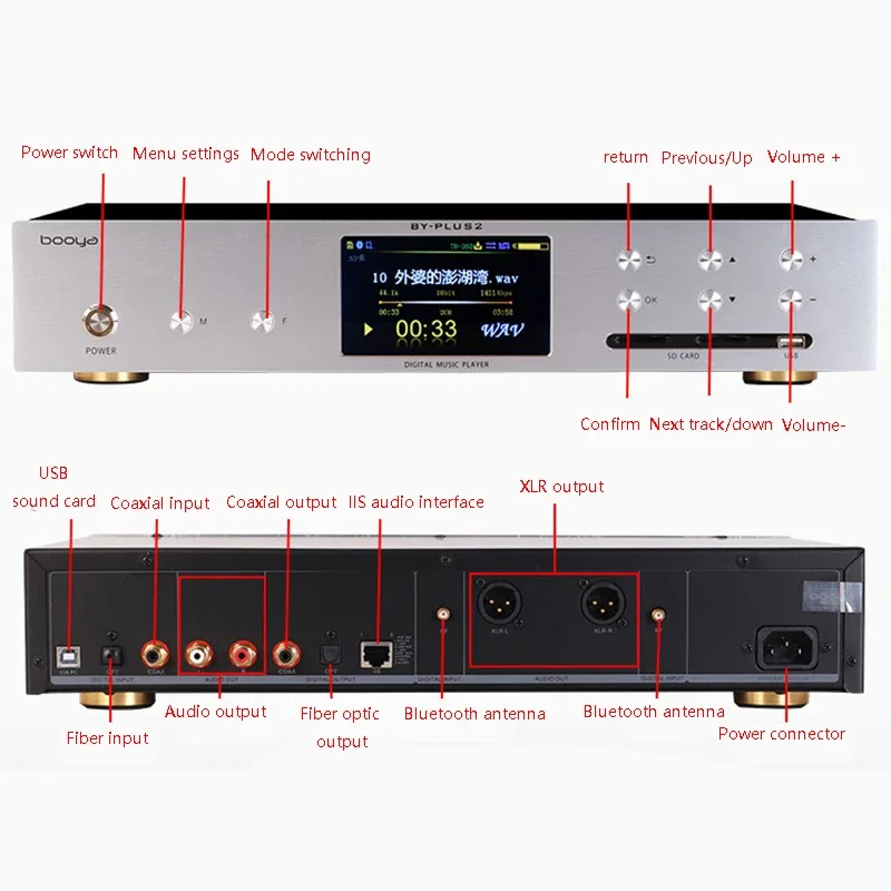 Reproductor de Audio Digital D - Audio Music By reseña y precio