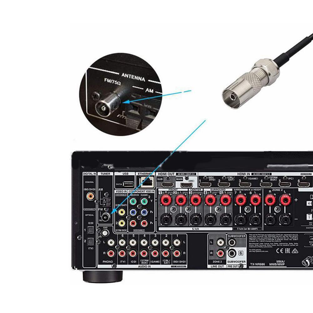 Antena de Radio FM dipolo para - Audio Music System For Home reseña y precio