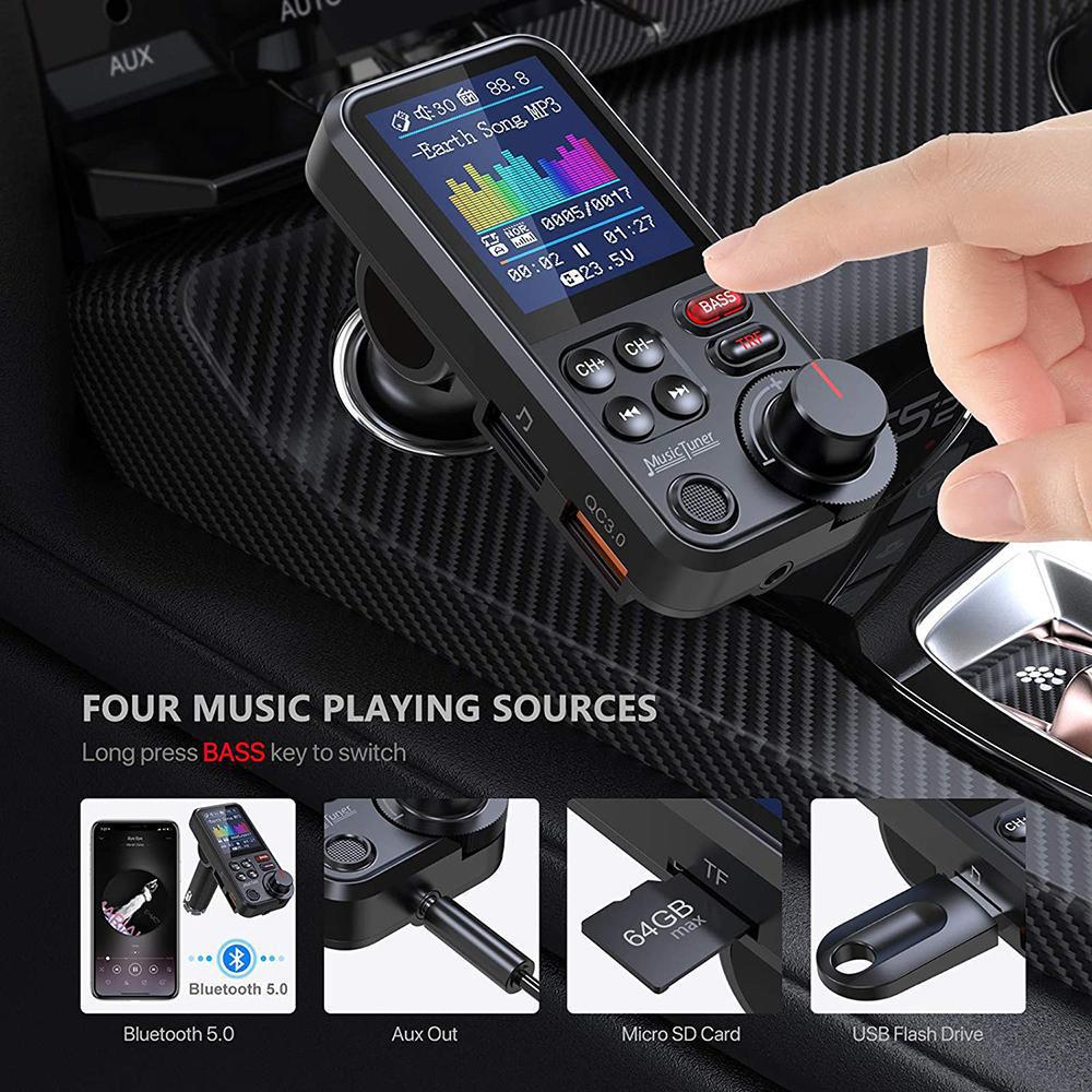 Transmisor FM inalámbrico para - Audio Music Free Mp3 reseña y precio