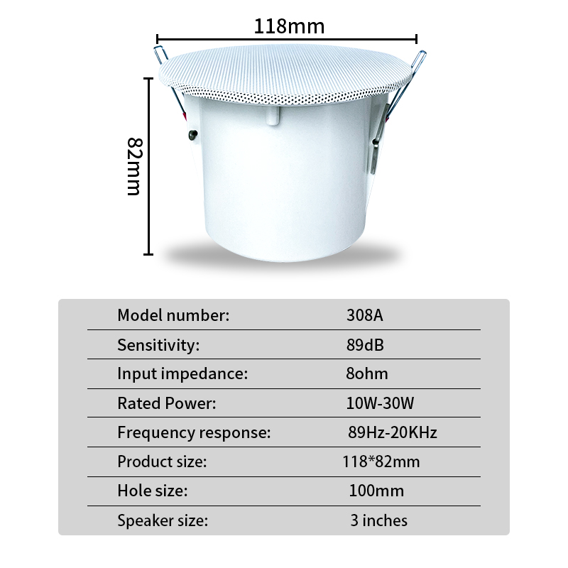 Altavoces de techo con sistema - Audio Music System For Home reseña y precio