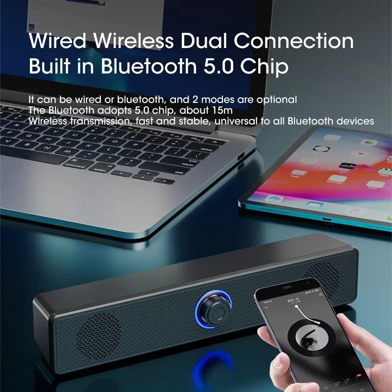 Barra De sonido ordenador PC T - Audio Music System For Home reseña y precio