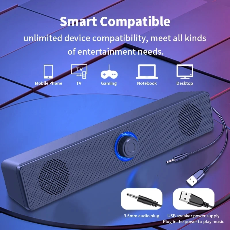 Barra De sonido ordenador PC T - Audio Music System For Home reseña y precio