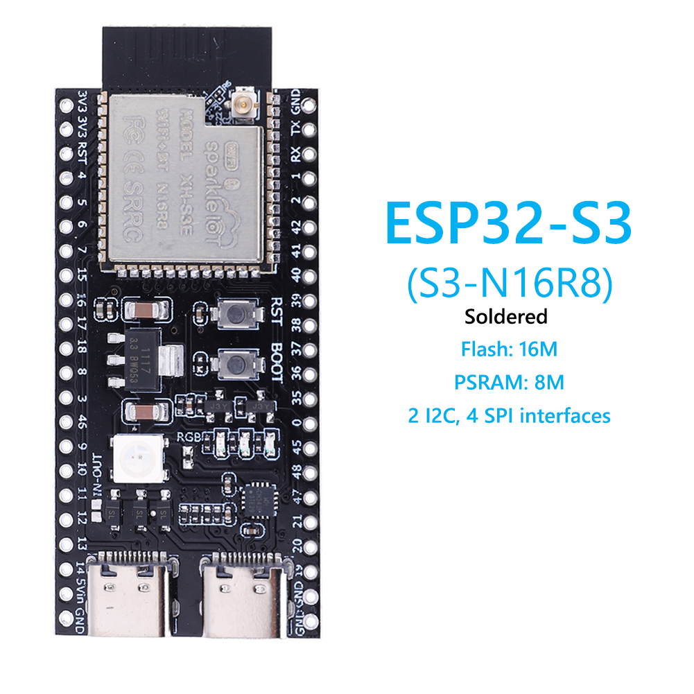 Placa de desarrollo ESP32 S3 N - Audio Music Converter reseña y precio