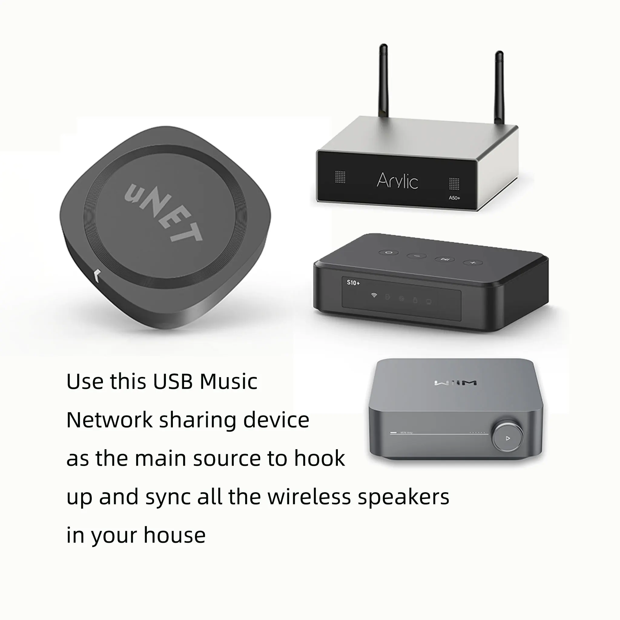 Audiocast uNET - Dispositivo d - Audio Music Network reseña y precio