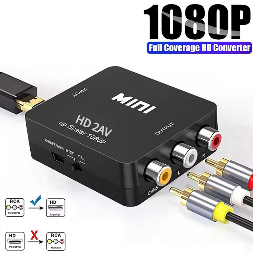 Adaptador HDMI a AV RCA, Conve - Audio Music Converter reseña y precio