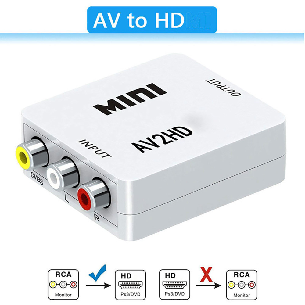 Adaptador HDMI a AV RCA, Conve - Audio Music Converter reseña y precio