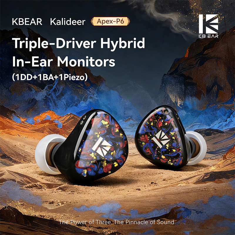    Audífonos KBEAR Kalideer A - Audio Music Technology reseña y precio
