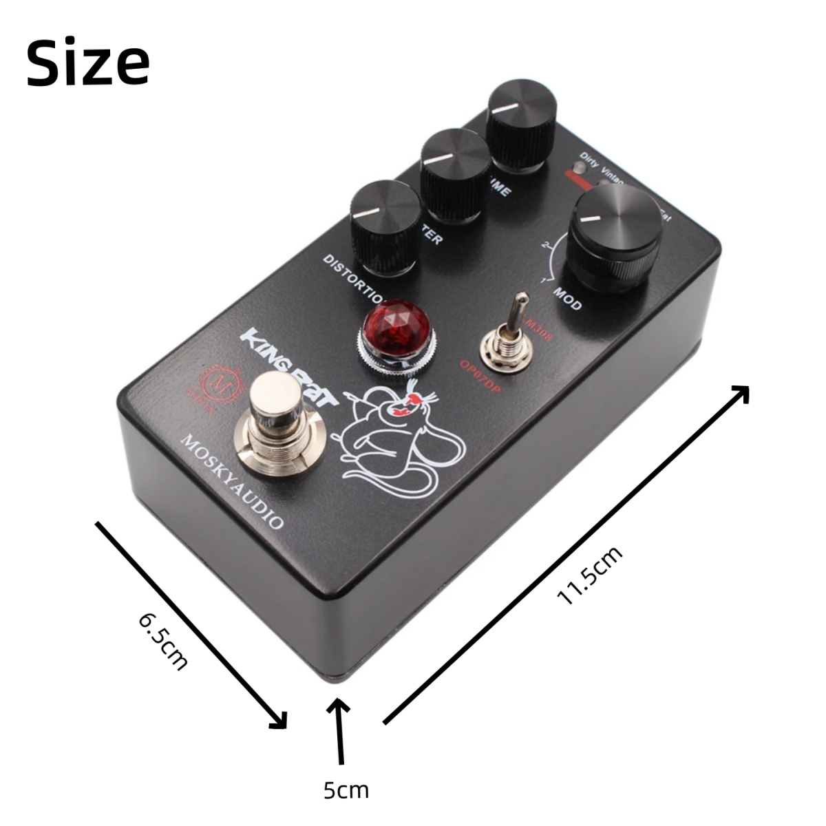 Pedal de Efectos Mosky KING RA - Looper Pedal Guitar reseña y precio