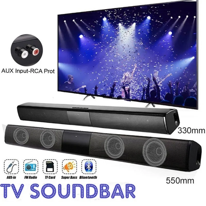 Barra de sonido de alta potenc - Audio Music System For Home reseña y precio