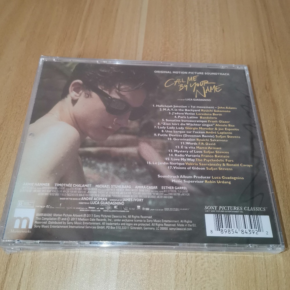 CD de la banda sonora de Call  - Audio Music By reseña y precio