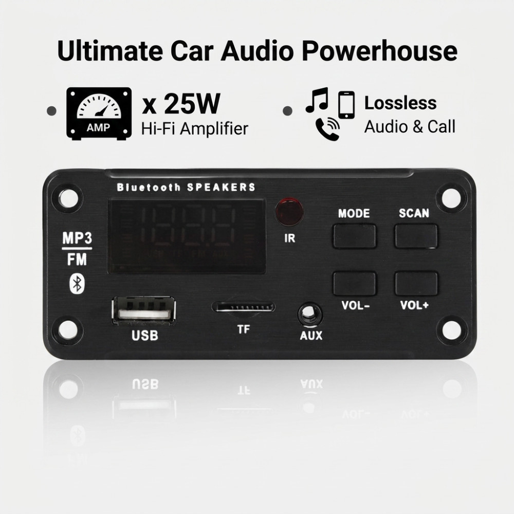 Amplificador de 50W con Blueto - Audio Music Free Mp3 reseña y precio
