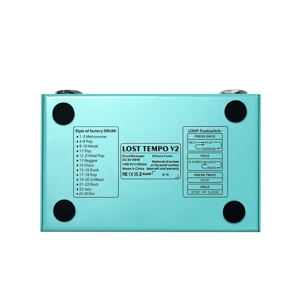 M-vave Lost Tempo Drum Machine - Looper Pedal Guitar reseña y precio