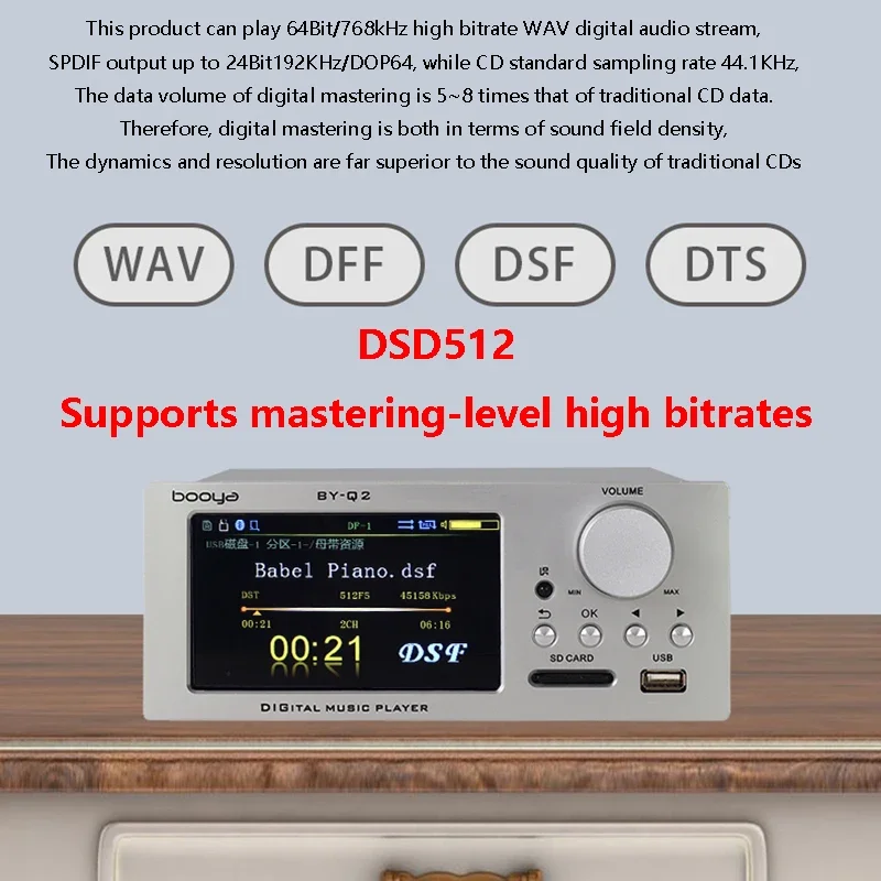 Reproductor de Audio Digital D - Audio Music By reseña y precio