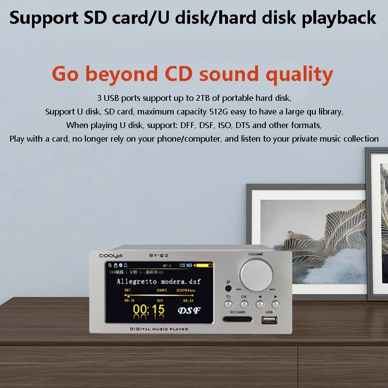 Reproductor de Audio Digital D - Audio Music By reseña y precio