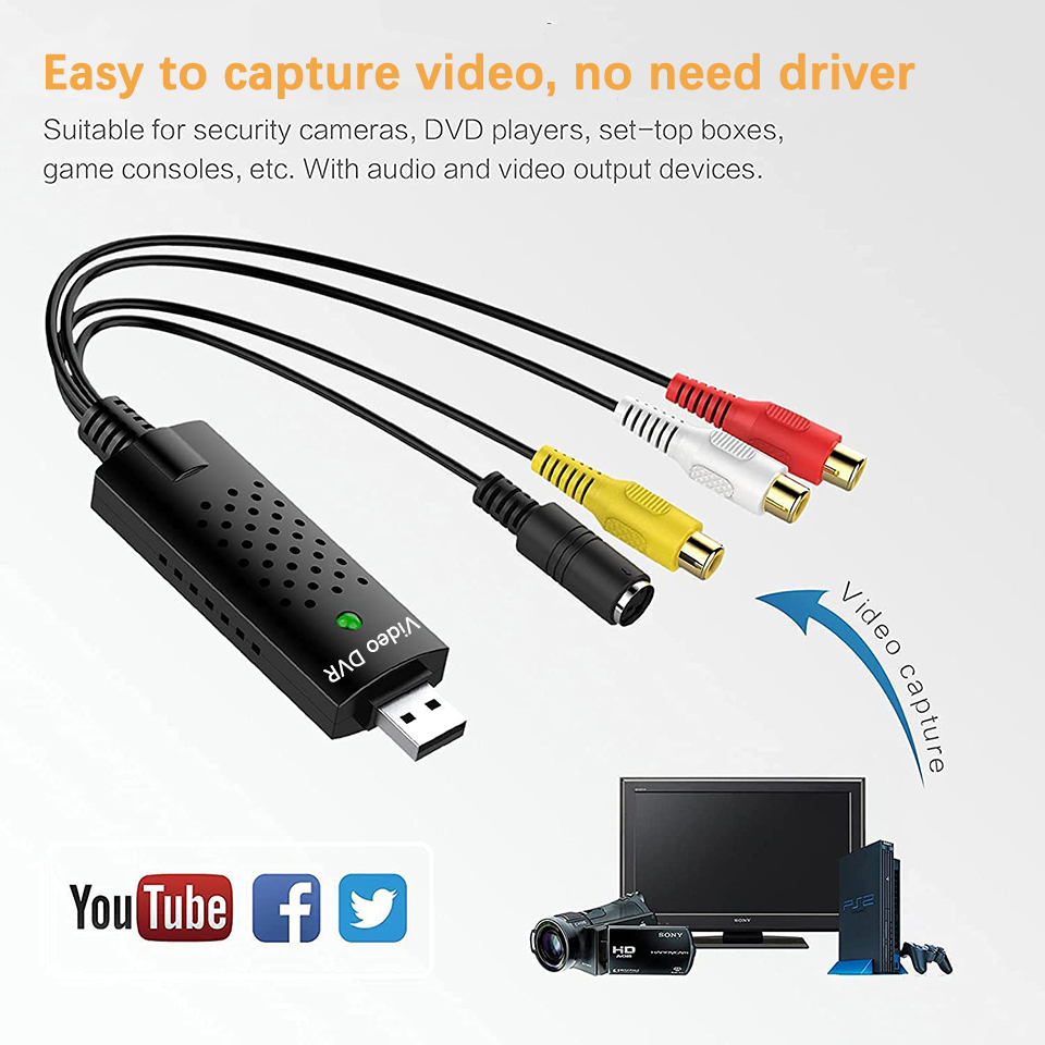 Tarjeta de captura de vídeo US - Audio Music Converter reseña y precio