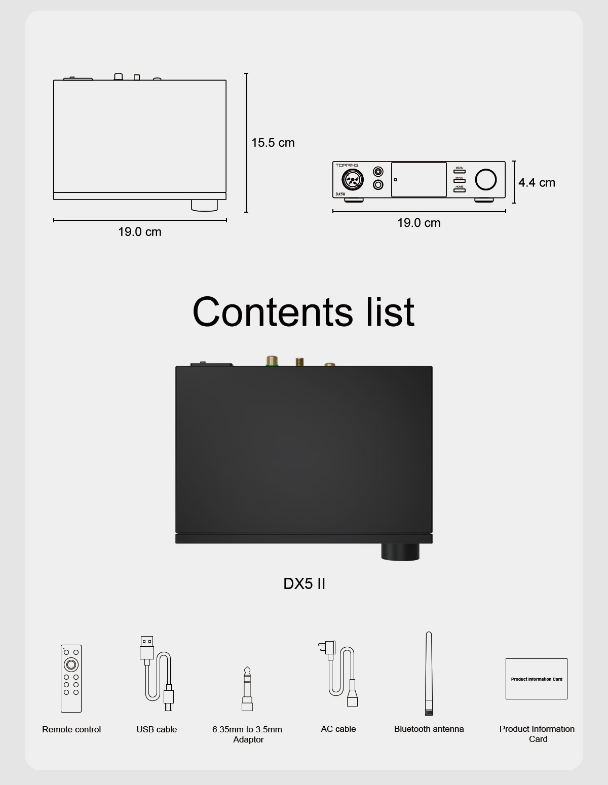 Topping DX5II DX5 II Decodific - Audio To Music Generator reseña y precio