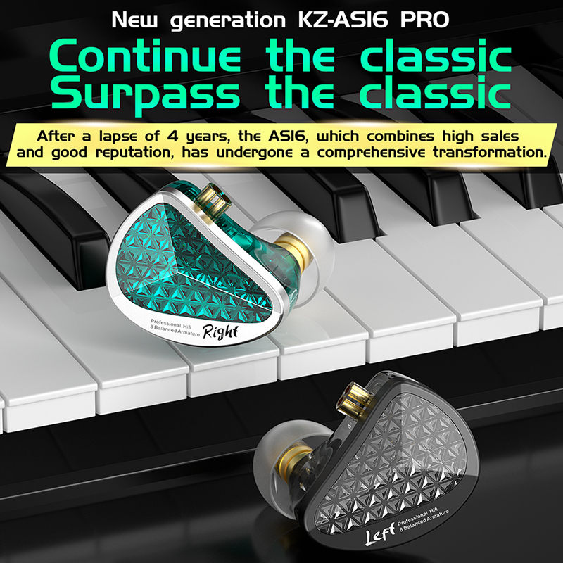 KZ AS16 PRO auriculares con ca - Audio Music Game reseña y precio
